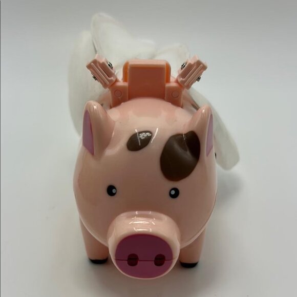 Vintage Flying Pig Toy Battery Operated Pink used - Picture 8 of 13